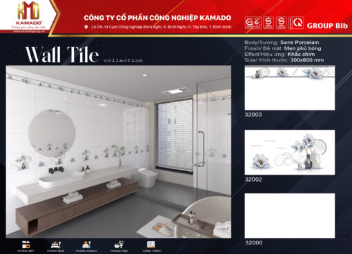 Gạch ốp tường - 300x600 - Ảnh 2