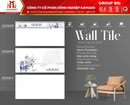 Gạch ốp tường 300X600