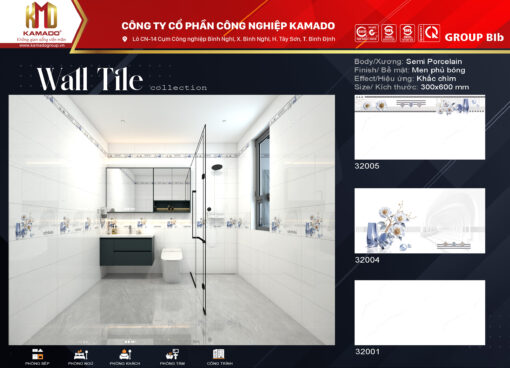 Gạch ốp tường 300X600 - Ảnh 2