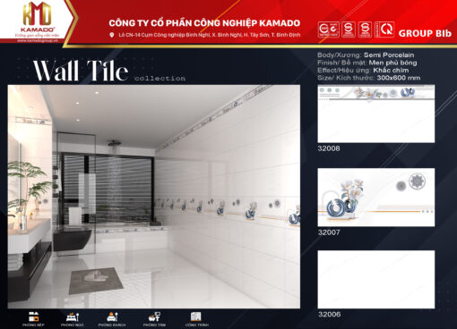 Gạch ốp tường 300X600 - Ảnh 3