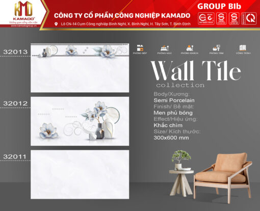 Gạch ốp tường 300X600