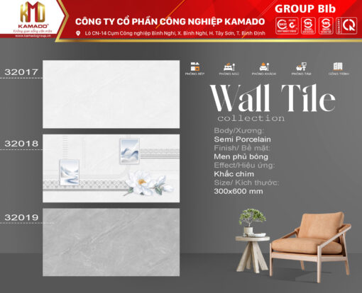 Gạch ốp tường 300X600