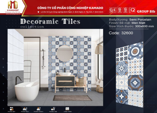 Gạch ốp tường 300X600 - Ảnh 2