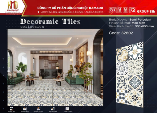 Gạch ốp tường 300X600 - Ảnh 2
