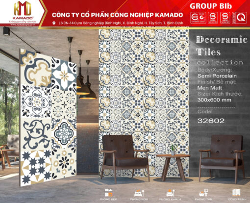 Gạch ốp tường 300X600