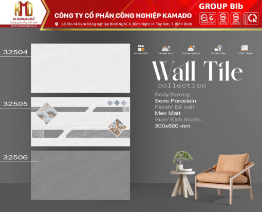 Gạch ốp tường 300x600