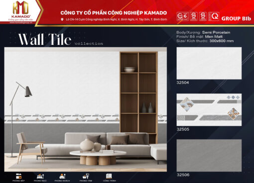 Gạch ốp tường 300x600 - Ảnh 2