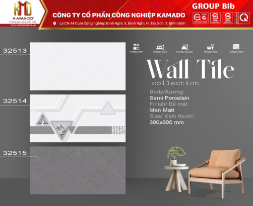 Gạch ốp tường 300x600