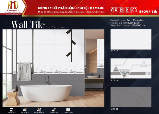 Gạch ốp tường 300x600 - Ảnh 2