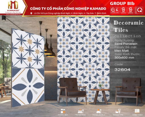 Gạch ốp tường 300x600 - Ảnh 2