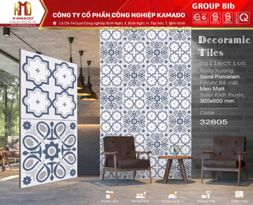 Gạch ốp tường 300x600
